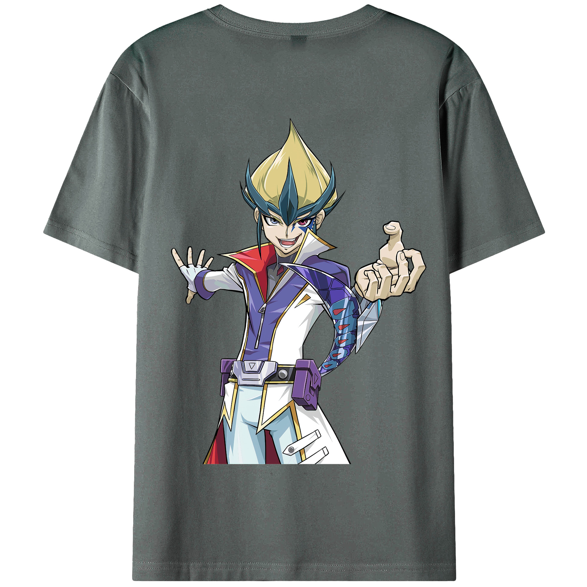 （画像用） 遊☆戯☆王 Yu-Gi-Oh! 綿100％半袖Tシャツ（背面プリント）